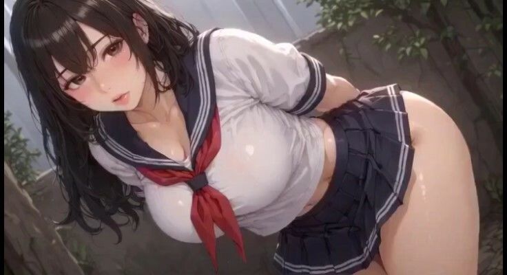 No.002 夏の誘惑〜夏服のセーラー服をギリギリまで脱ぎ捨てる彼女〜 画像3