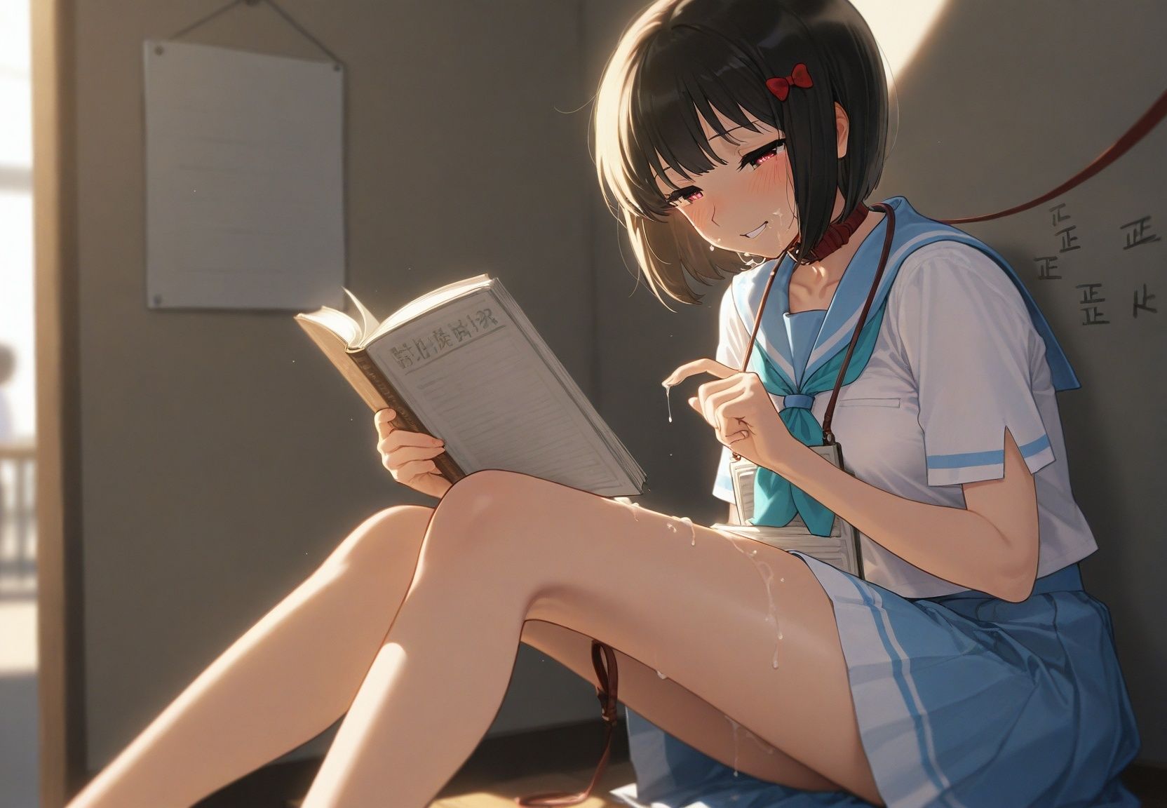 清楚JK彼女が文化祭で「全員の精液受けます」って公衆便器化www 響〇！ユーフォニアム02 画像6