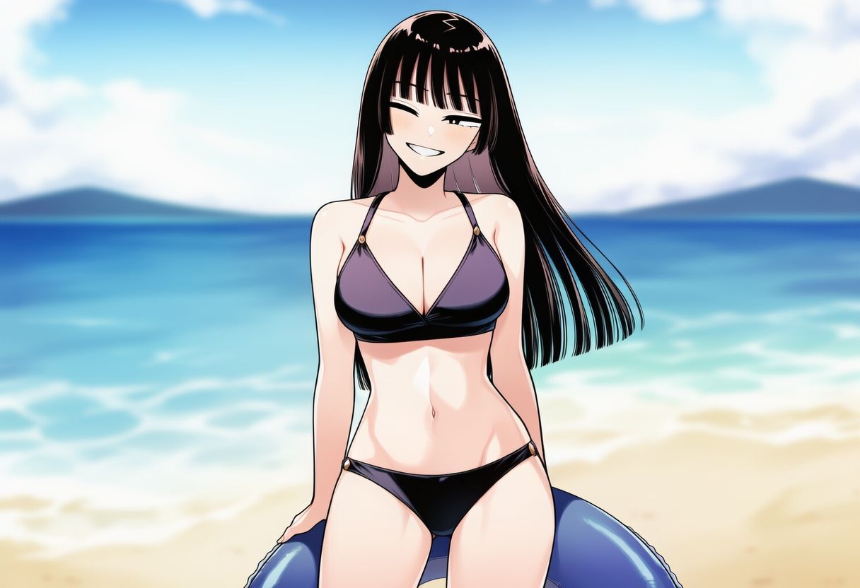 憧れの委員長はナンパビーチでみんなのオナホになりました。 画像1