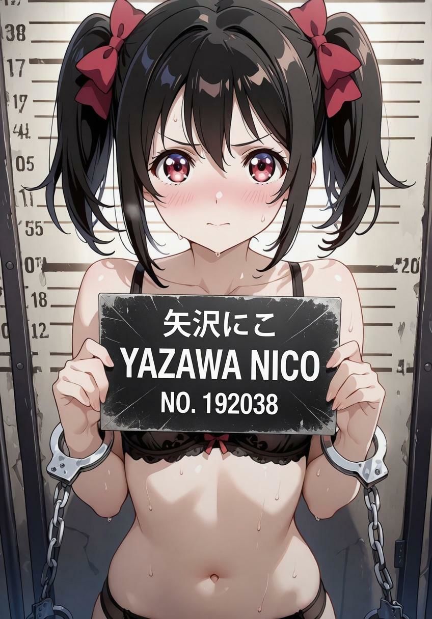 刑務所の下着女囚〜冷たい鉄格子に押しつけられ警察官に何度も中出しされる〜 ラブライブ 画像8
