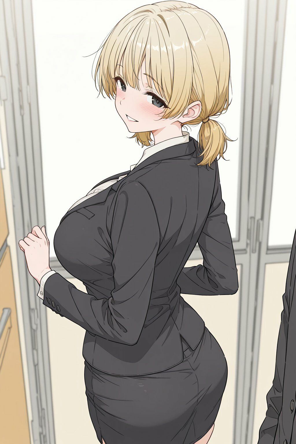 サンプル-金髪ツインテール教育実習生とめちゃくちゃ中出しセックスした - サンプル画像