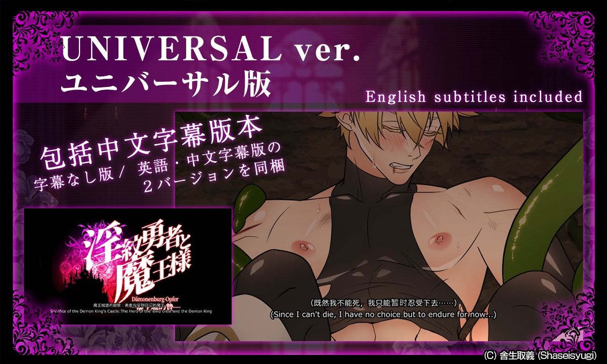 【アニメ】淫紋勇者と魔王様 -魔王城の贄- 前章 サンプル2