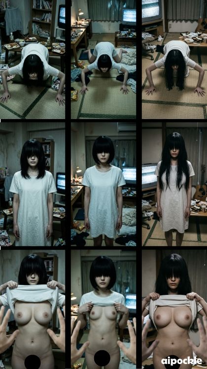 悪霊女のおっぱい、揉みまくり動画集。 画像1