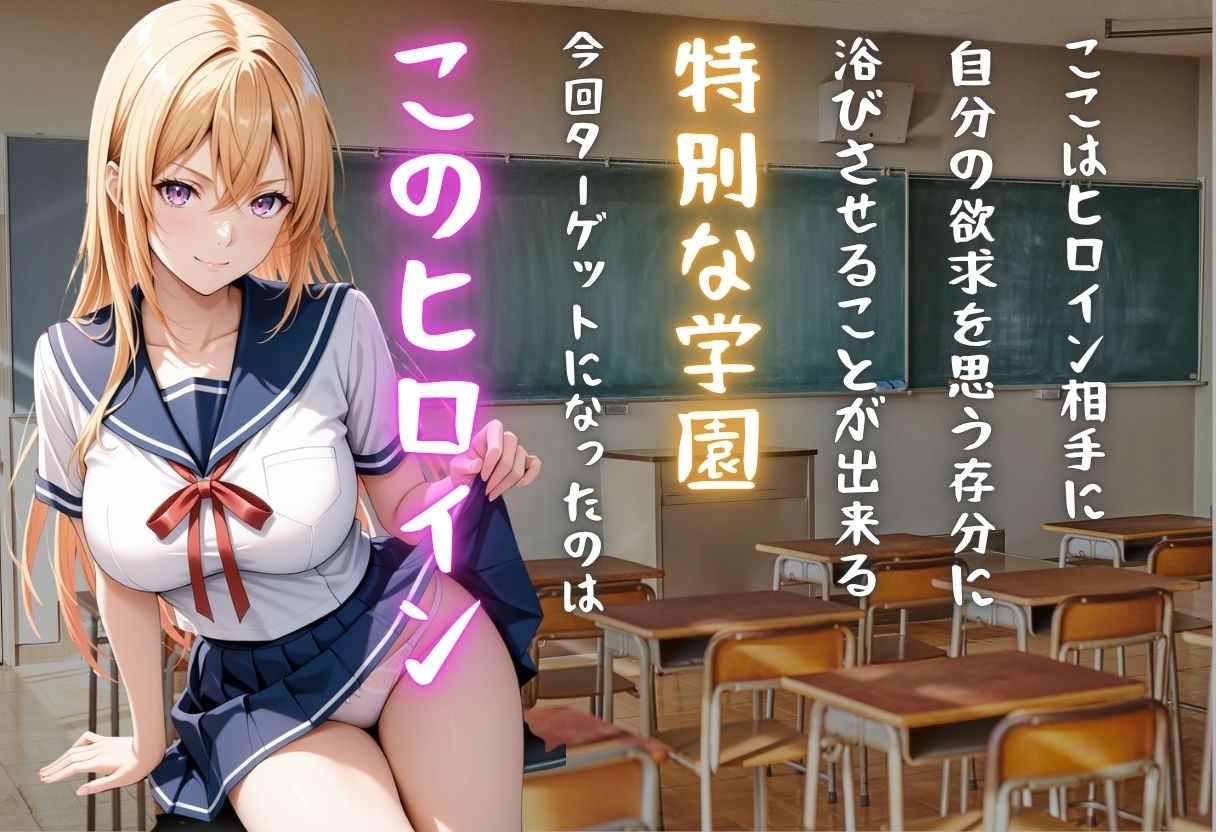 【学園ヒロイン〜俺たちの肉便器〜】食◯のソーマ〜薙◯ えりな編〜 サンプル1