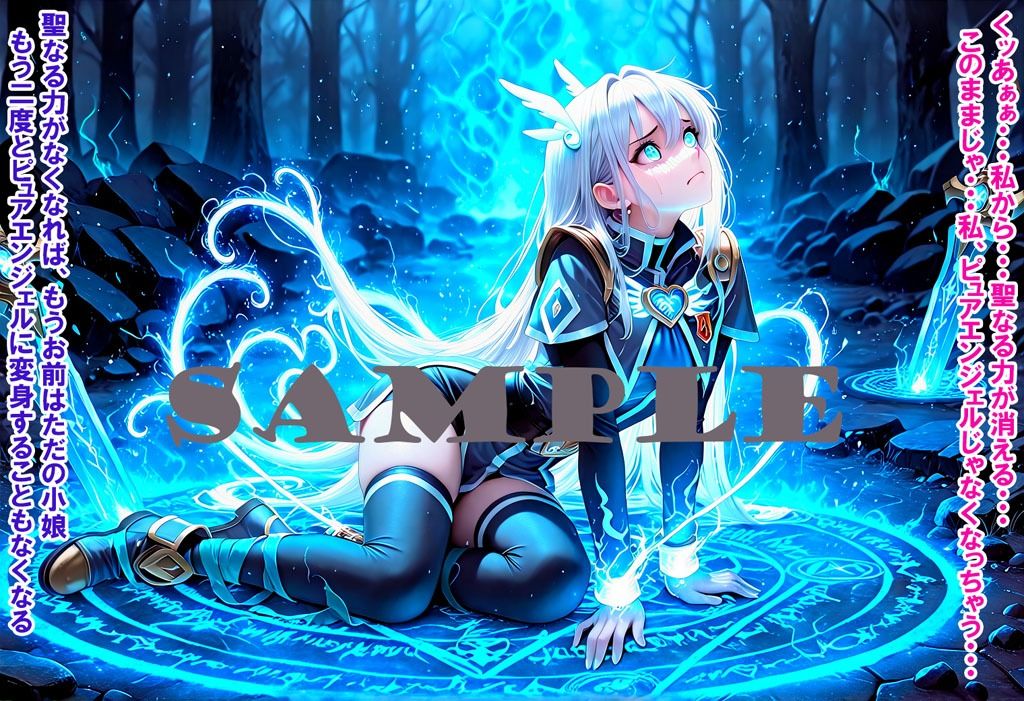 敵と戦いピンチになる魔法少女 Vol7