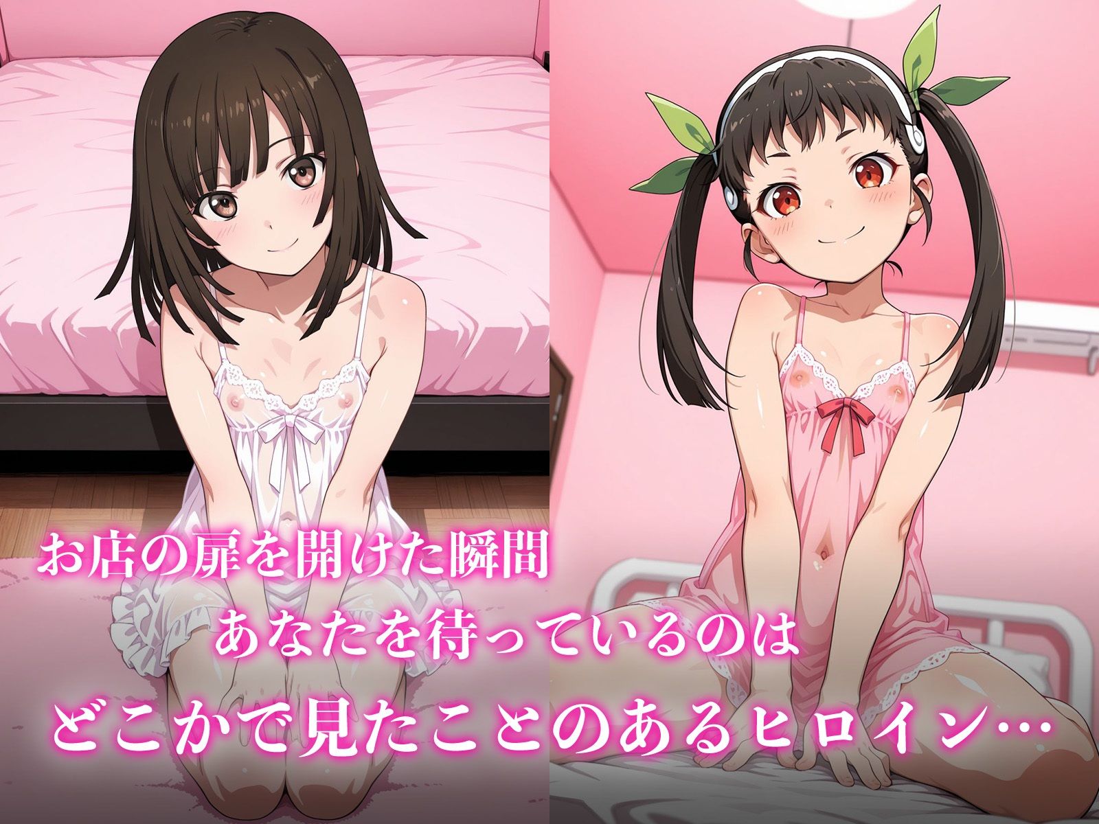 【MON】同人CG・AI『あのヒロインに会える風俗店〜化〇語編2〜』1