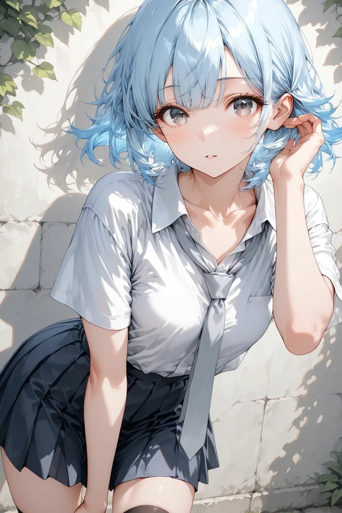 葵- 白い壁 - 【ヌード集】 画像2