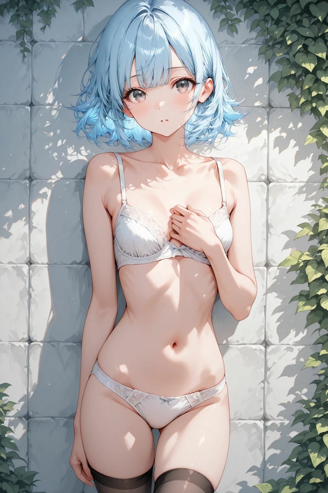 葵- 白い壁 - 【ヌード集】 画像6