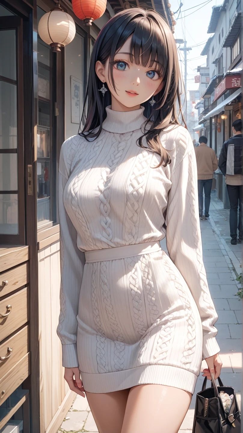 ニットワンピ彼女 画像5