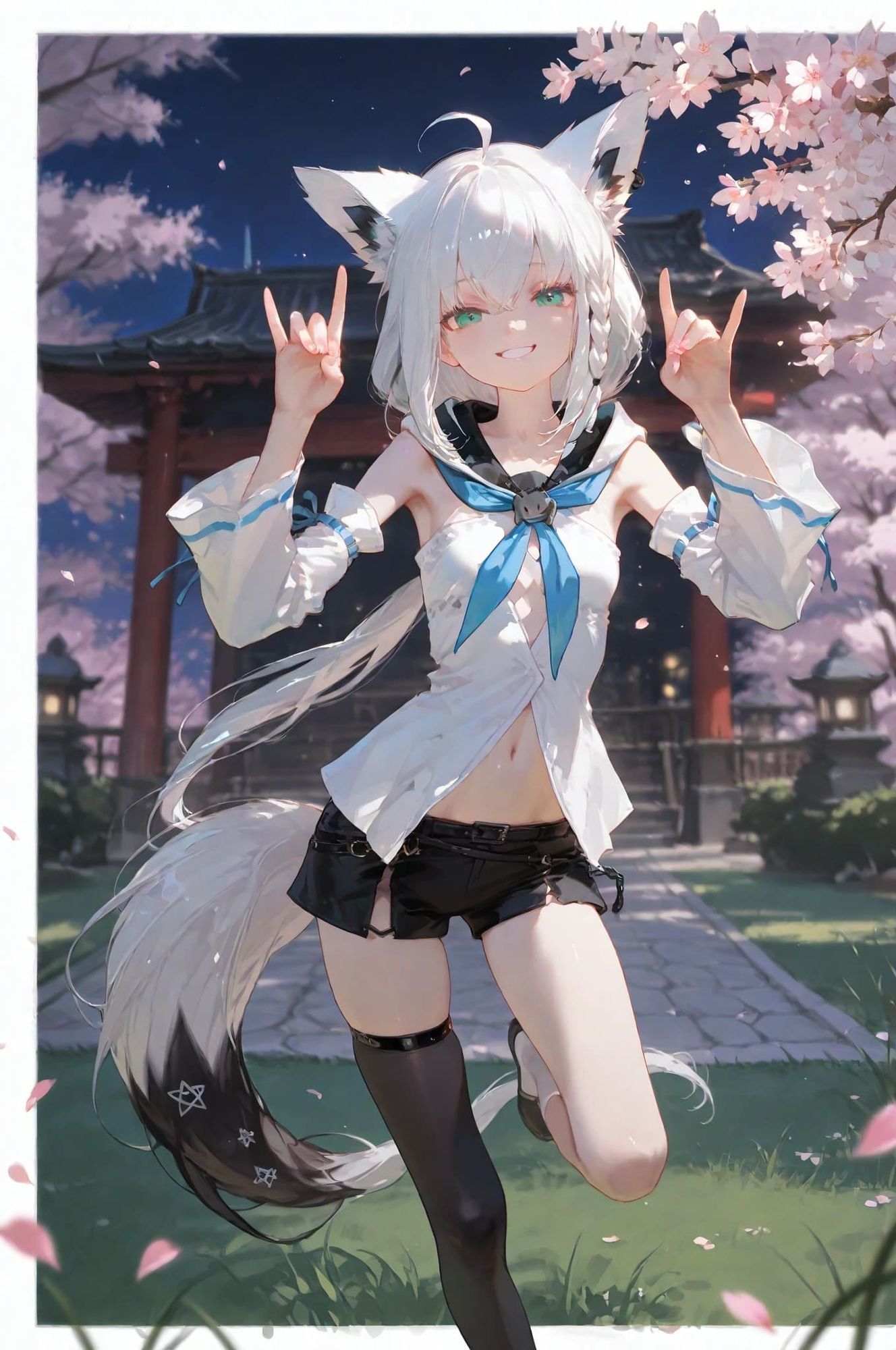 白き狐と蒼き鮫（2）-桜- 画像1
