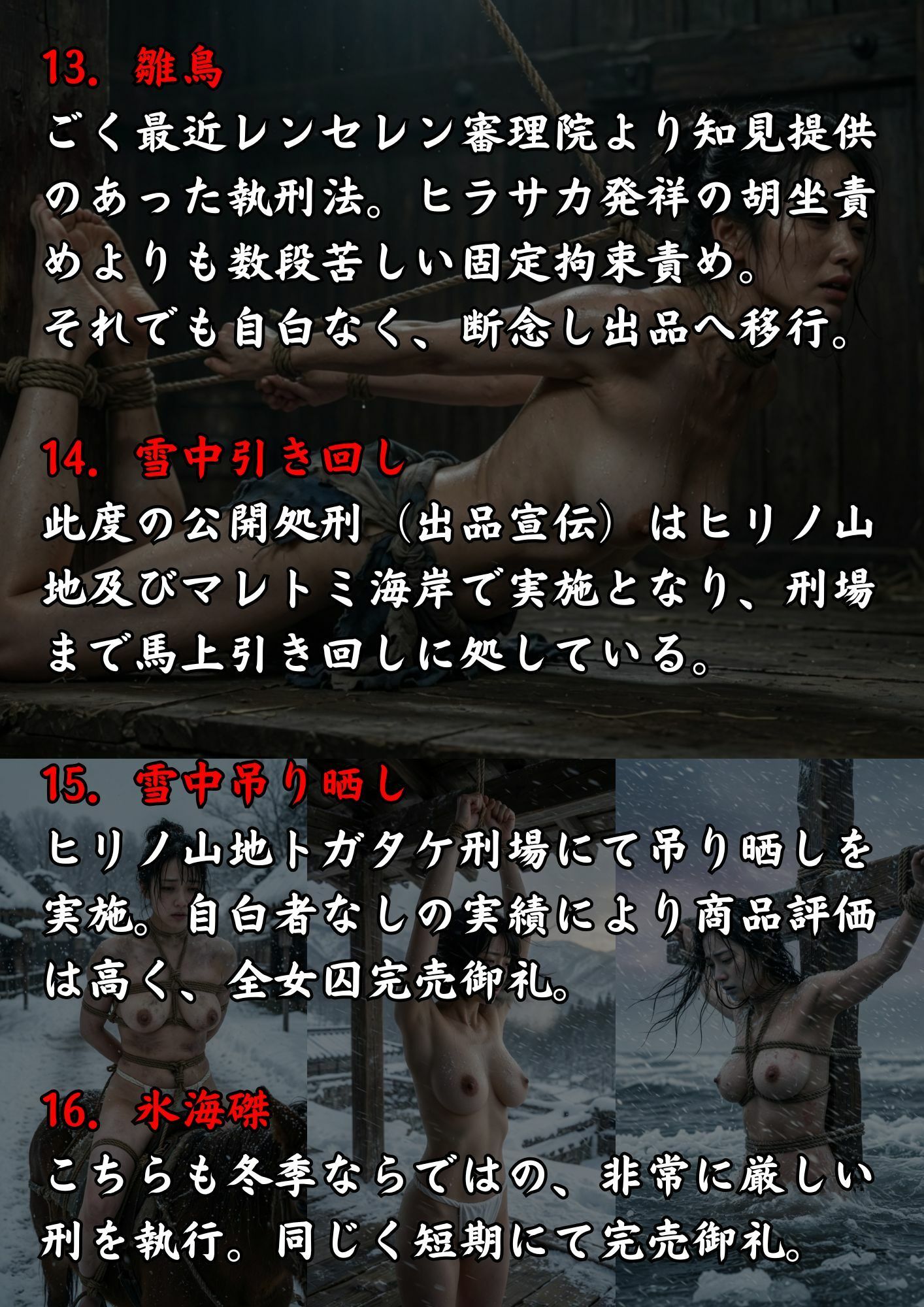 実写風拘束責めショート動画集  レンセレン審理院執刑映像資料集〜第四拷 国賊下手人仕置帖〜 サンプル5
