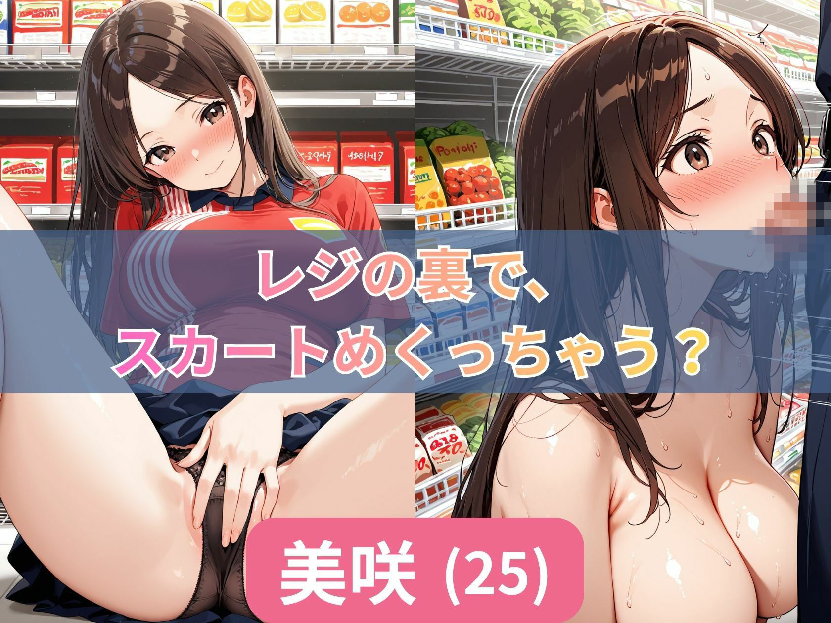 バイト先のはち切れ爆乳主婦4人と汗だくセックスする本 画像8