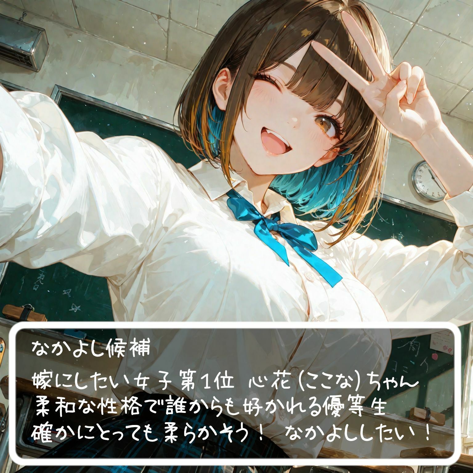 サンプル-制服JKとトイレでほんとになかよし？ - サンプル画像