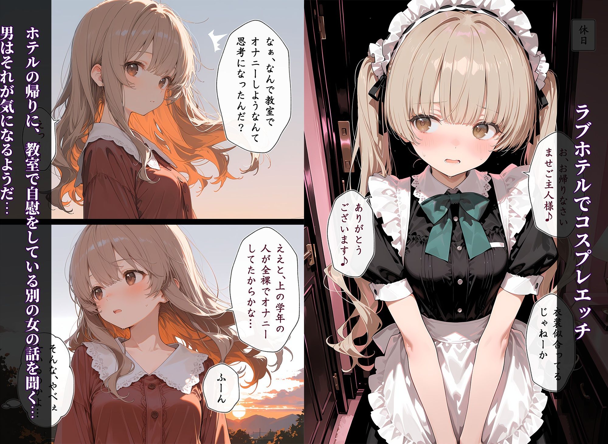 秘密の放課後誰も居ない教室で自慰行為に耽っていた少女と冴えない教師のお話5