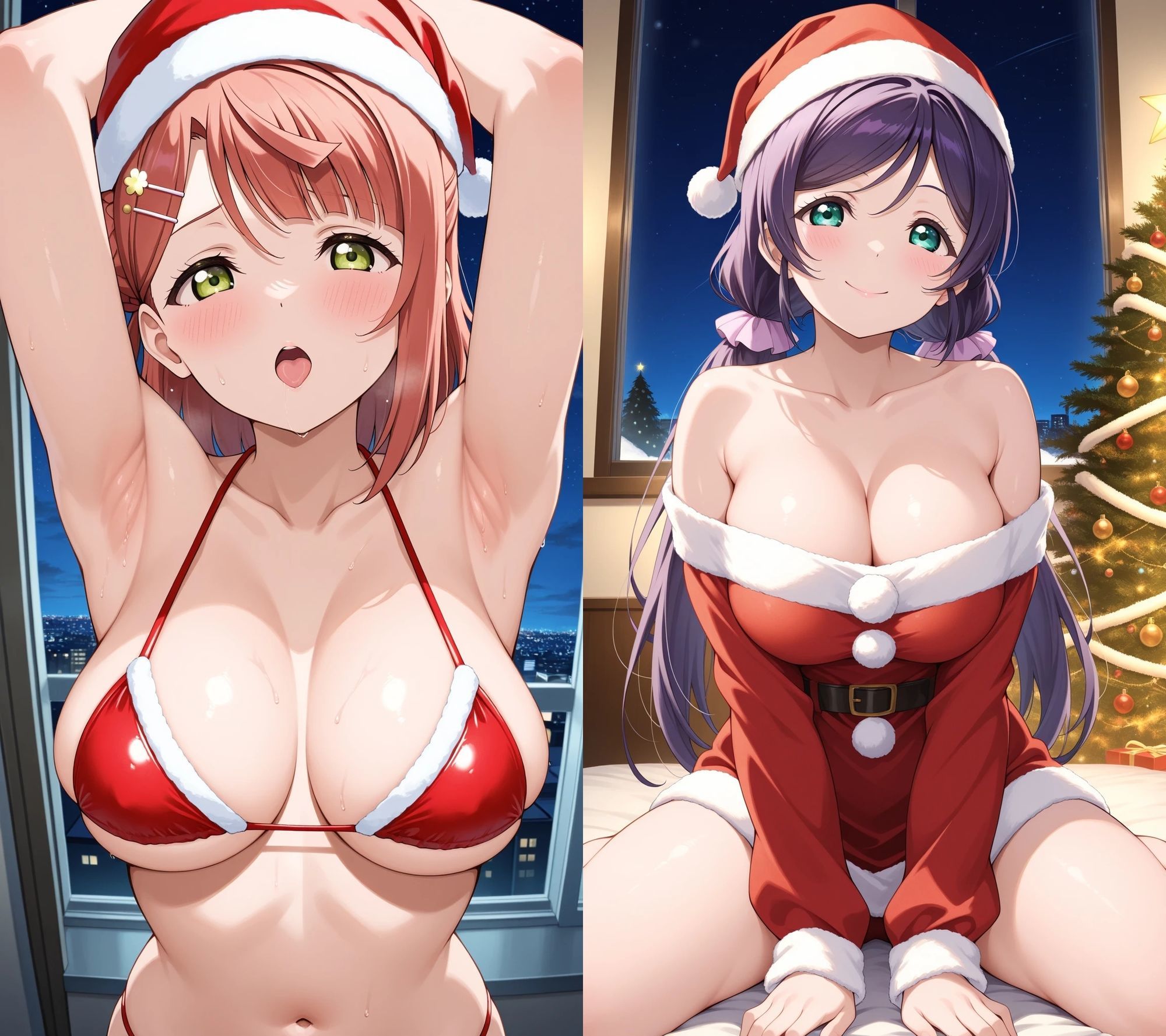 クリスマスのスクールアイドル サンプル1