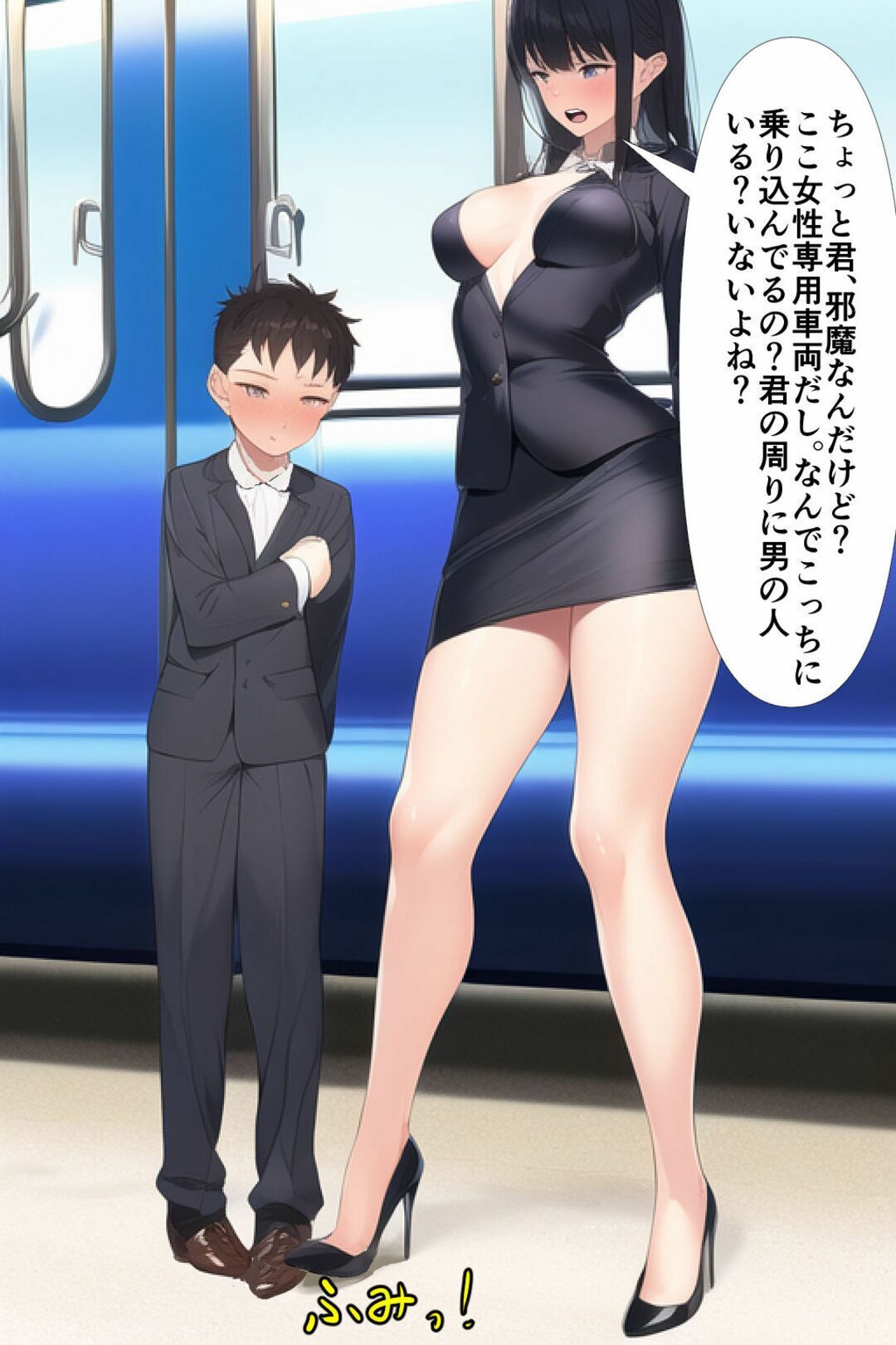 高身長女性×低身長男性 言葉責め集(スーツ女性編)