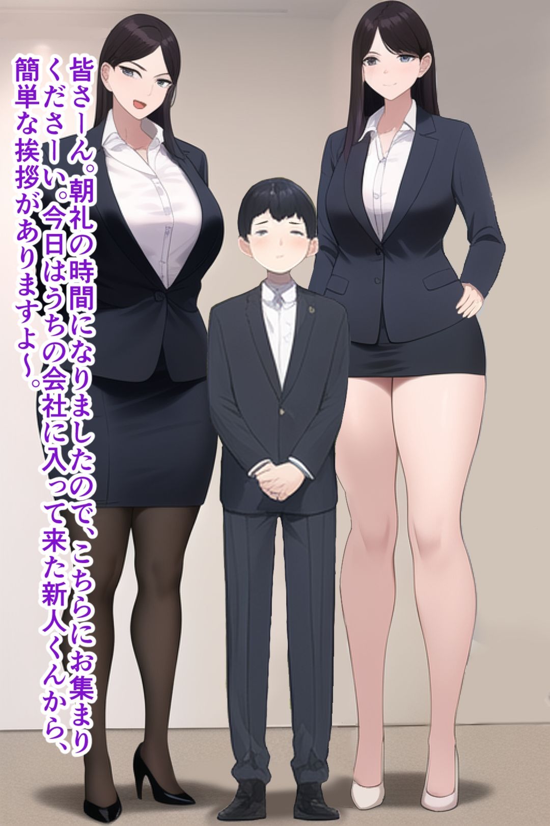 高身長女性×低身長男性 言葉責め集(スーツ女性編)