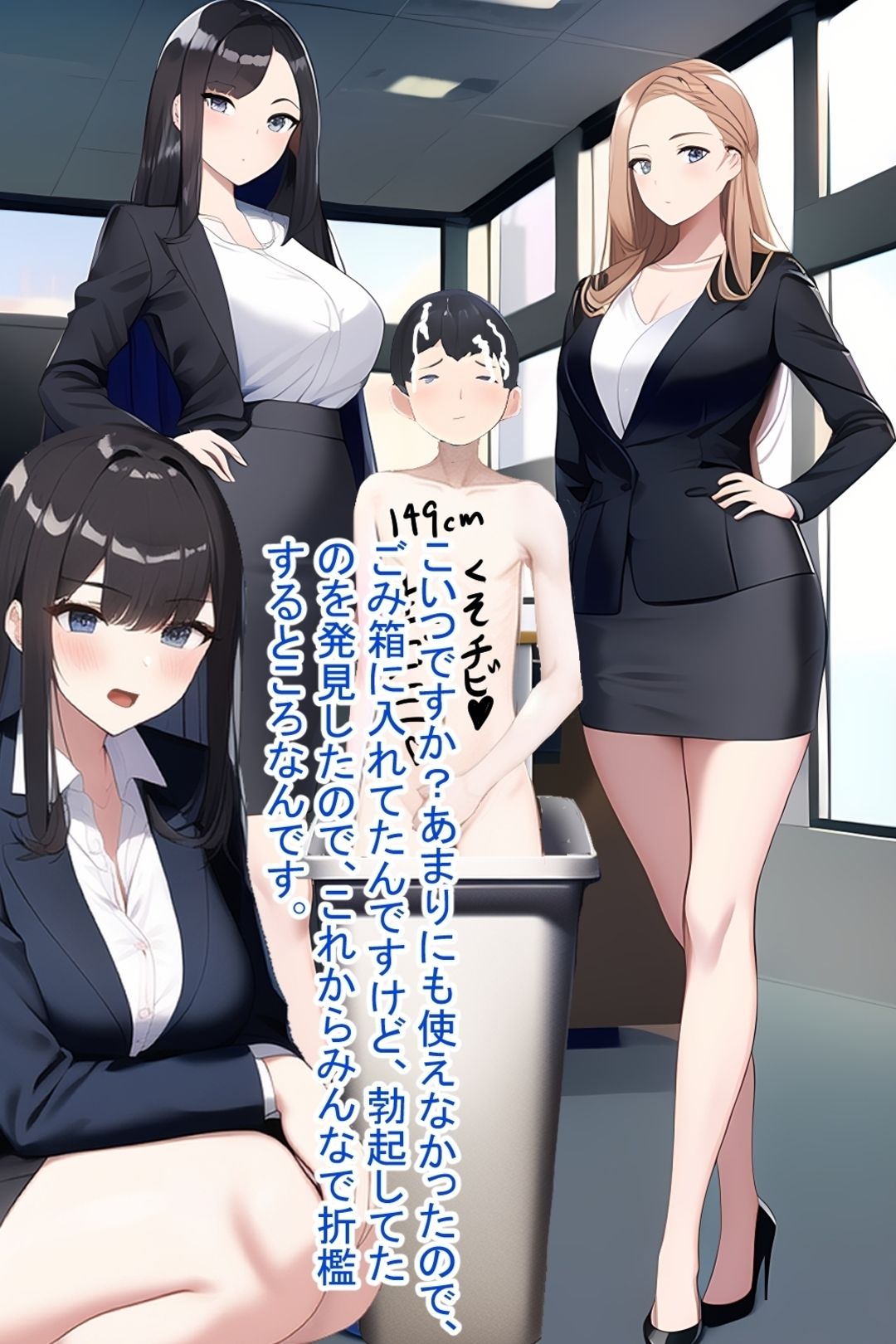 高身長女性×低身長男性 言葉責め集(スーツ女性編)