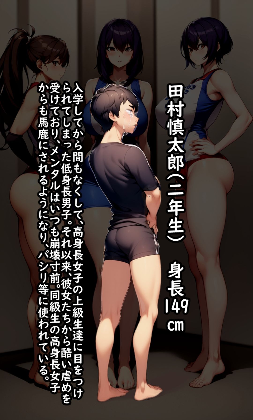 【セット作品】高身長女性×低身長男性 言葉責め集（スーツ女性編＋バレー部その他編） 画像9