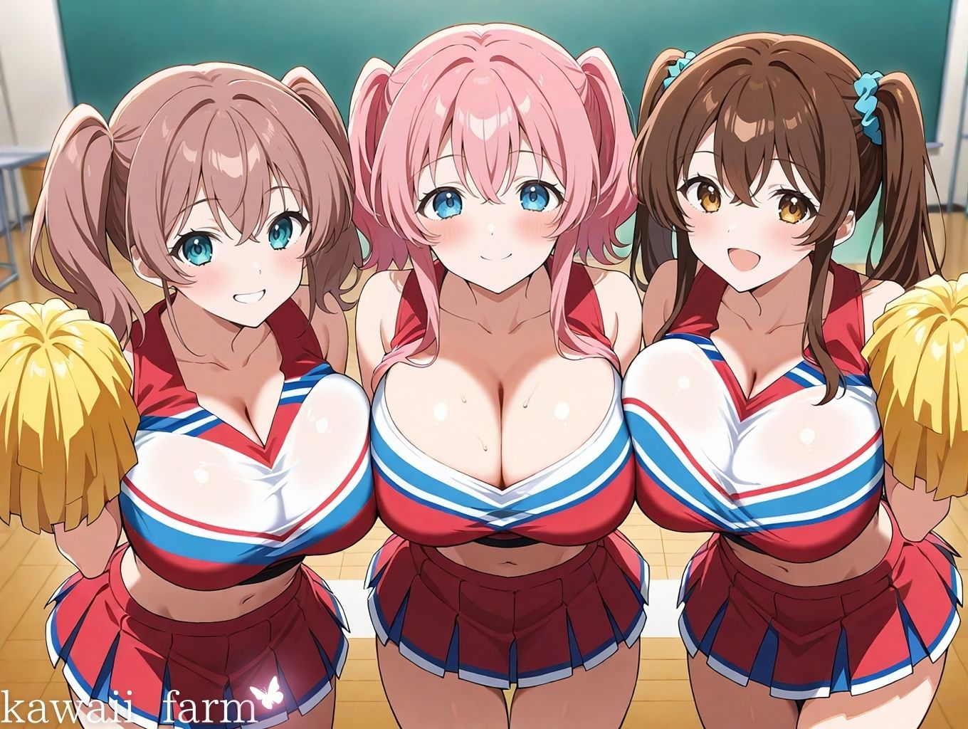 爆乳まみれ チアガールver. サンプル2