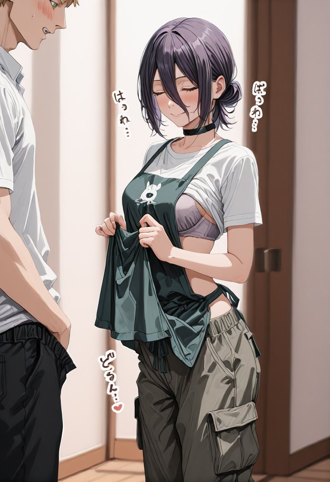 図書館でレ〇が変態プレイに堕ちるチェン〇ーマンパロディ チョーカー美女の妊娠羞恥と白濁まみれ244枚3