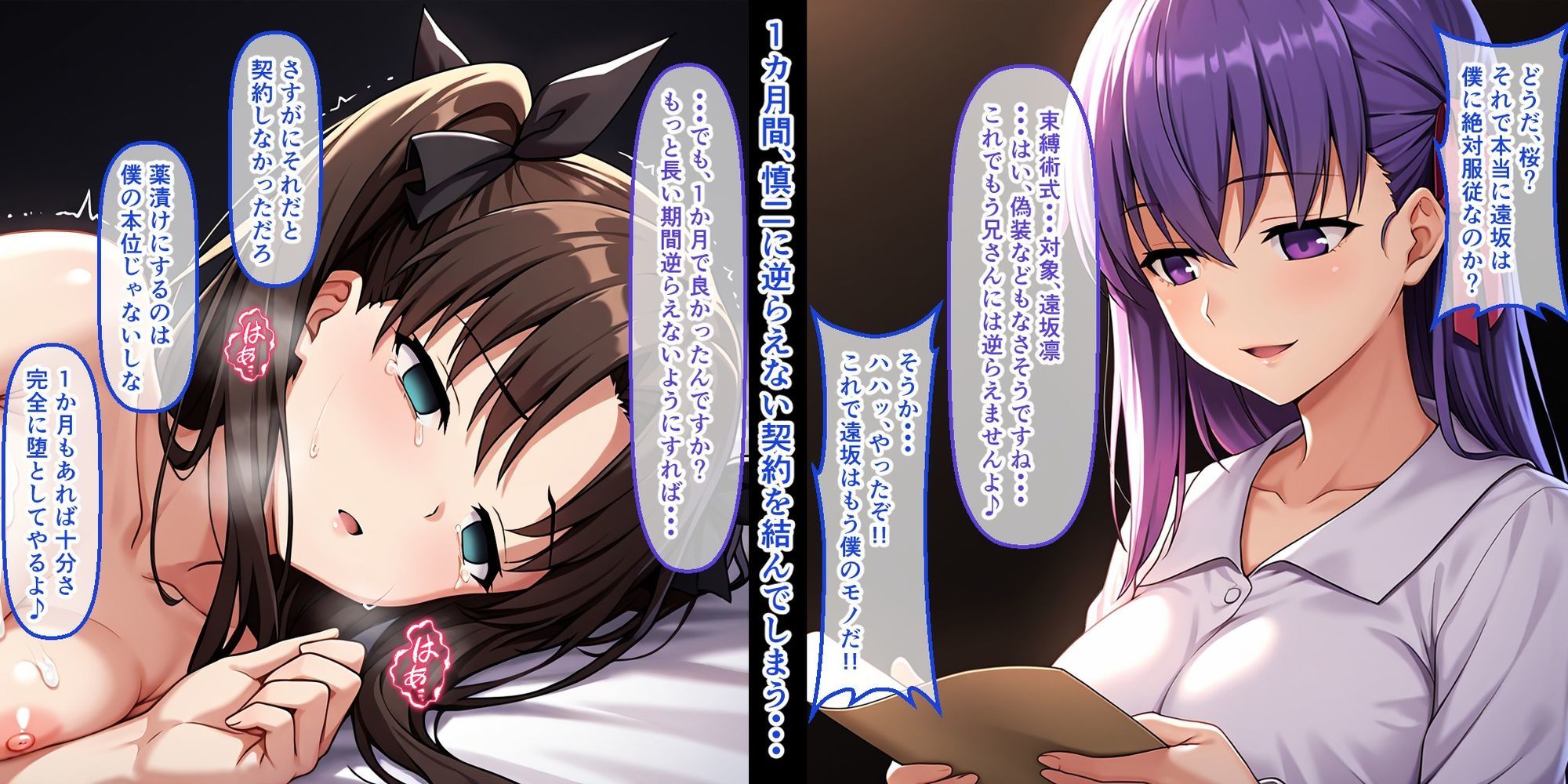 慎二に寝取られ堕ちる凛 〜こいつ、もう僕の女だから〜 サンプル画像 9