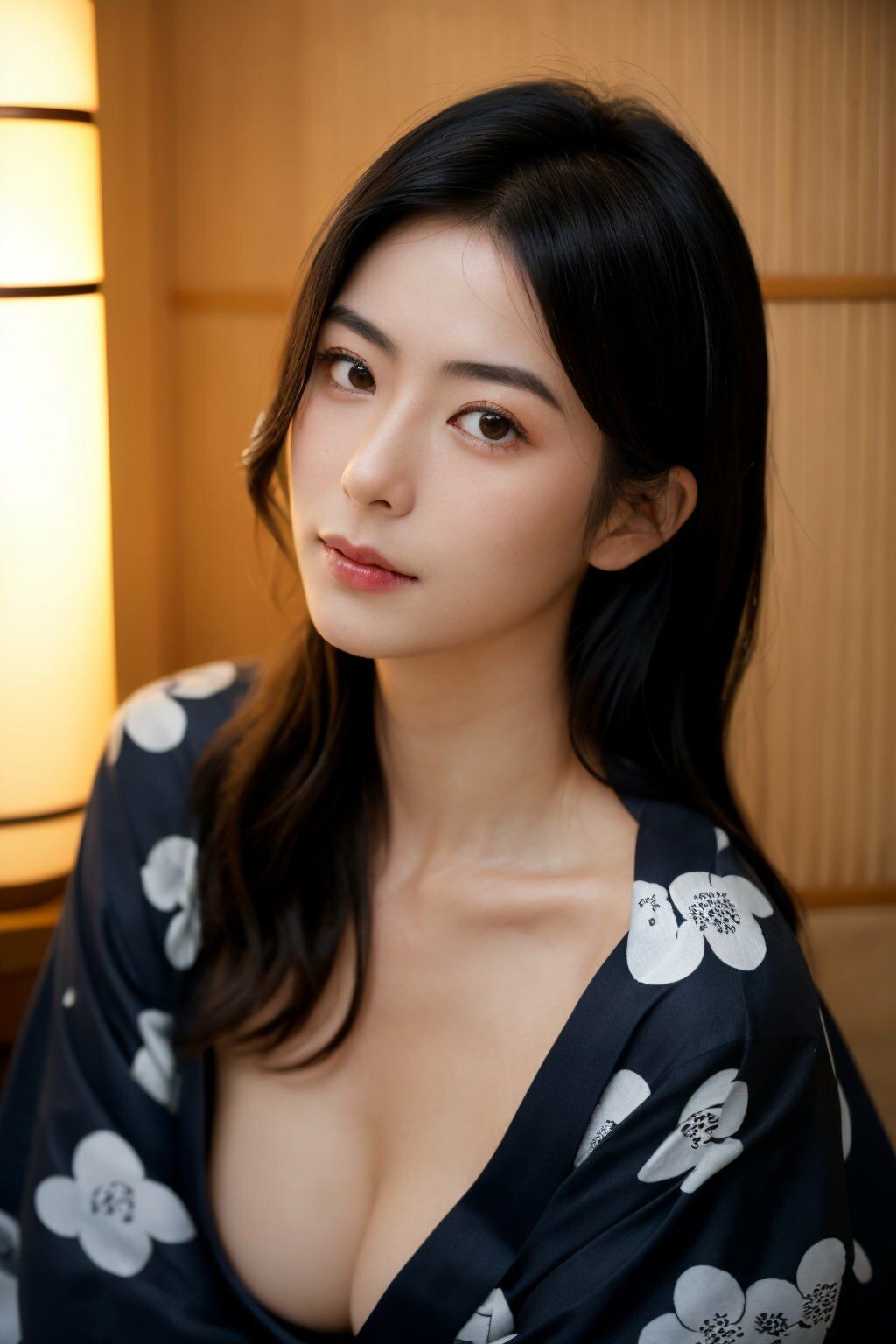 夫の出張中に…第二章〜人妻・佐藤さやかの温泉旅館での秘密〜【AI美女写真集】 画像3