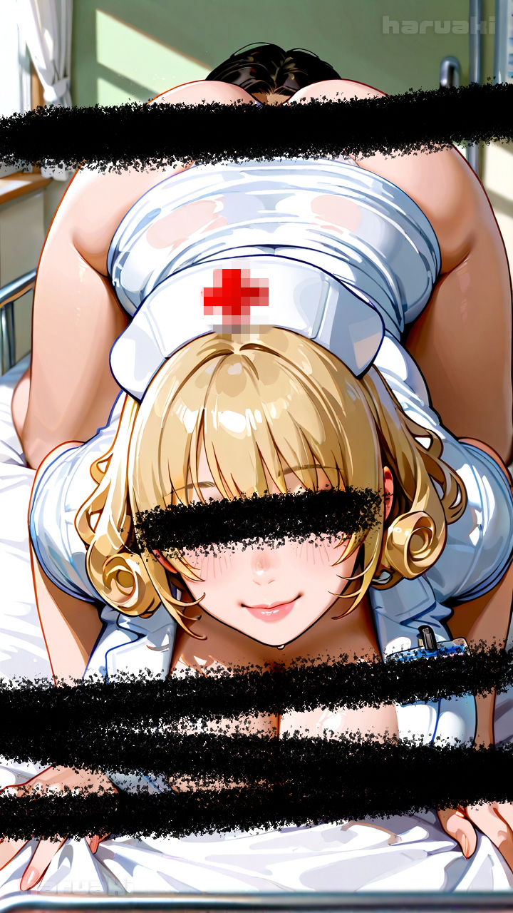 【AIアニメ巨乳美女写真集】Vol.14サキュバス系看護婦中島さんの搾精勤務しこしこ