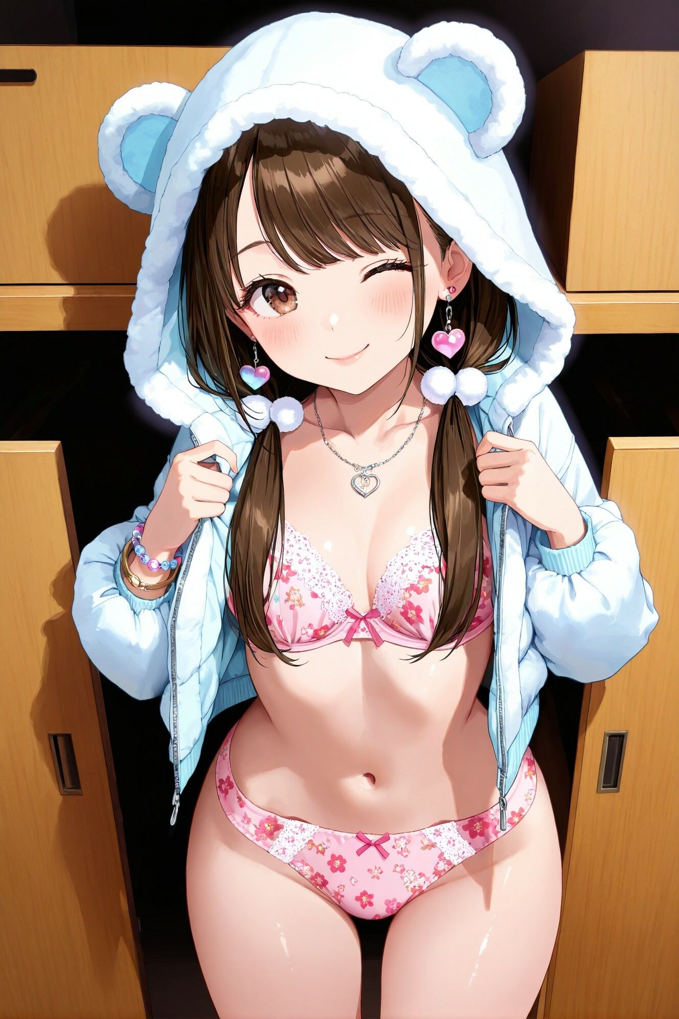 潜入女子更衣室  地雷系女子生着替え中 画像3