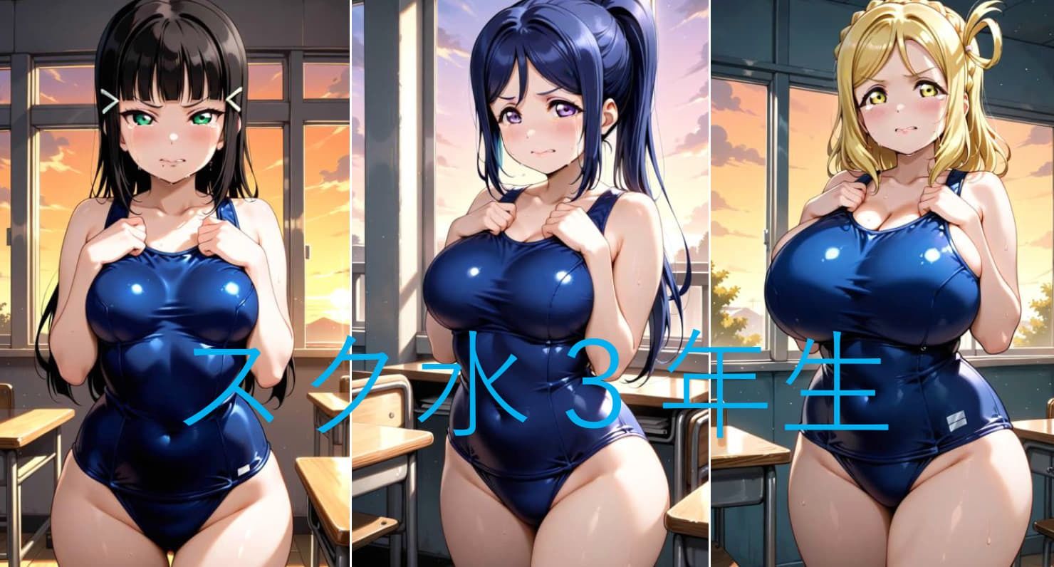 Asスク水3年生 サンプル1
