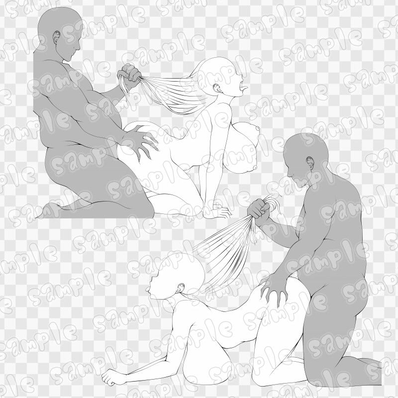 線画素材集［手］111 画像1