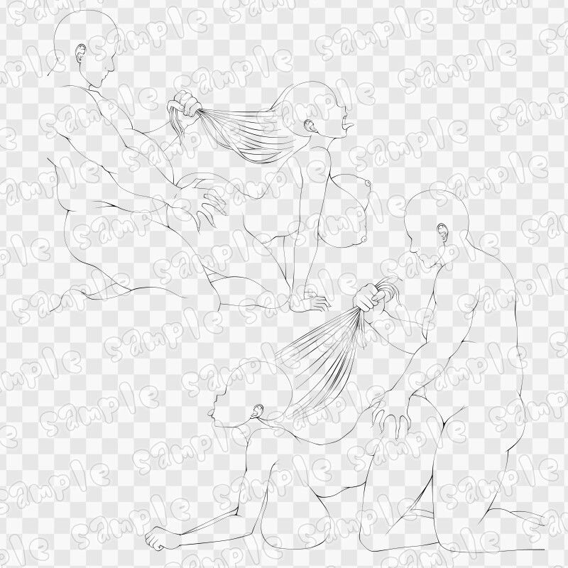 線画素材集［手］111 画像3
