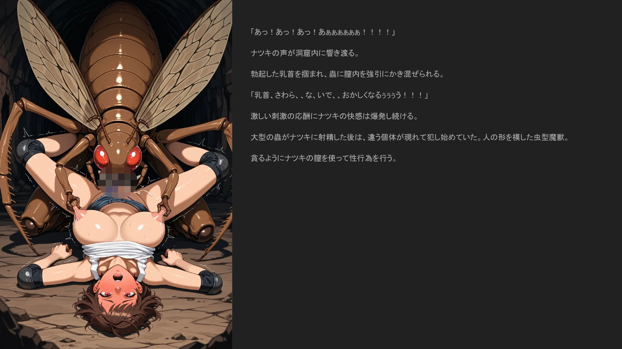 CSNナツキ調教シナリオ_蟲とボテ腹の孕み 画像4