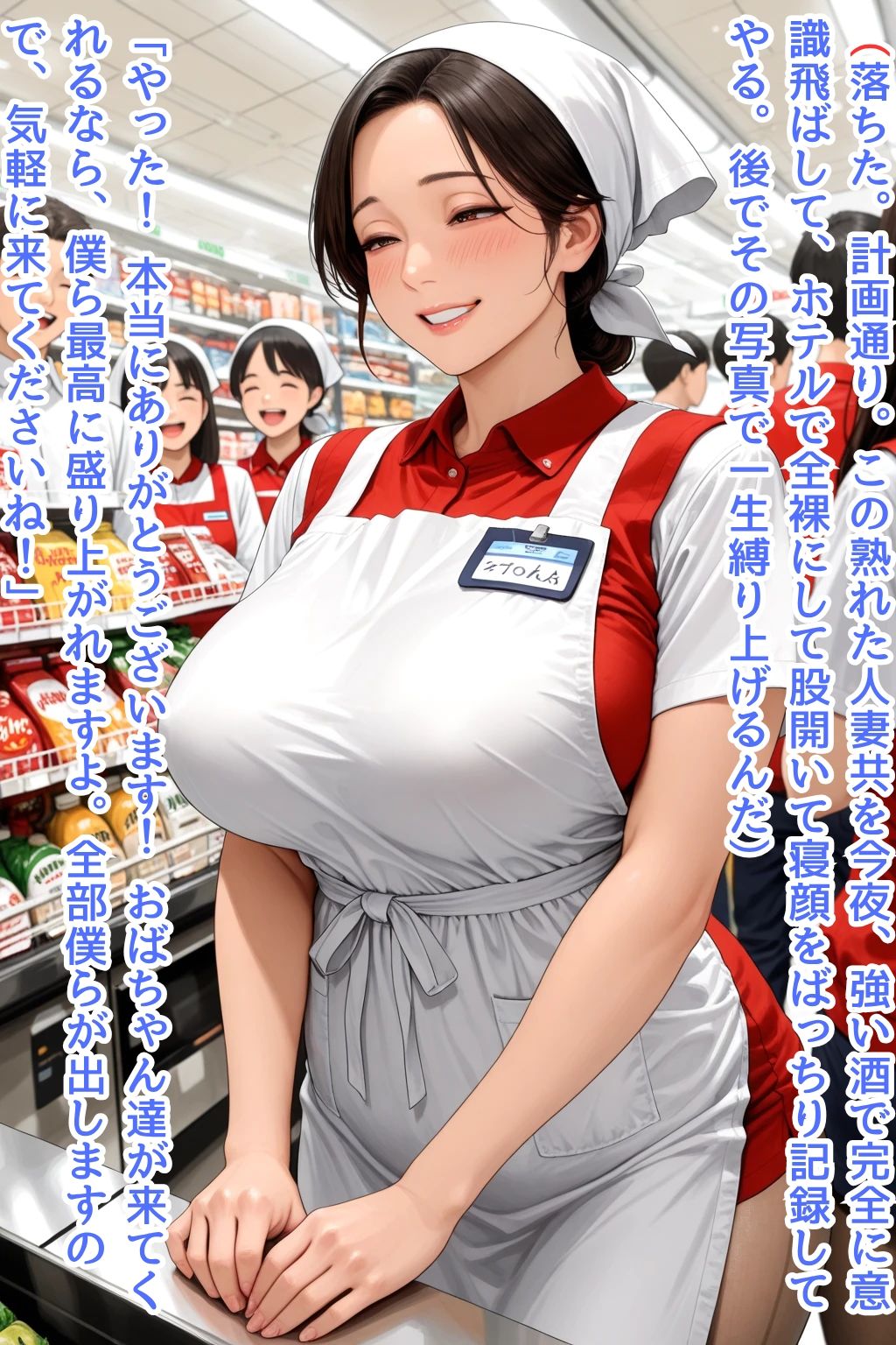 スーパーの清楚パート人妻を学生バイトグループが昏●撮影して完全従順便女化 〜計画的脅迫中出し輪●記録〜 画像2