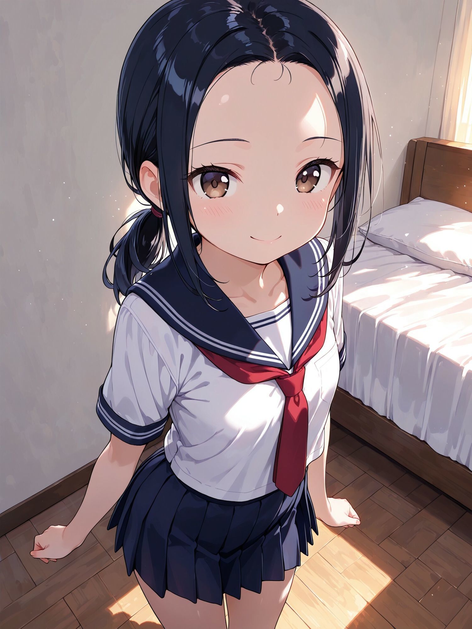 つるぺたちっぱい女子校生の在宅授業_2