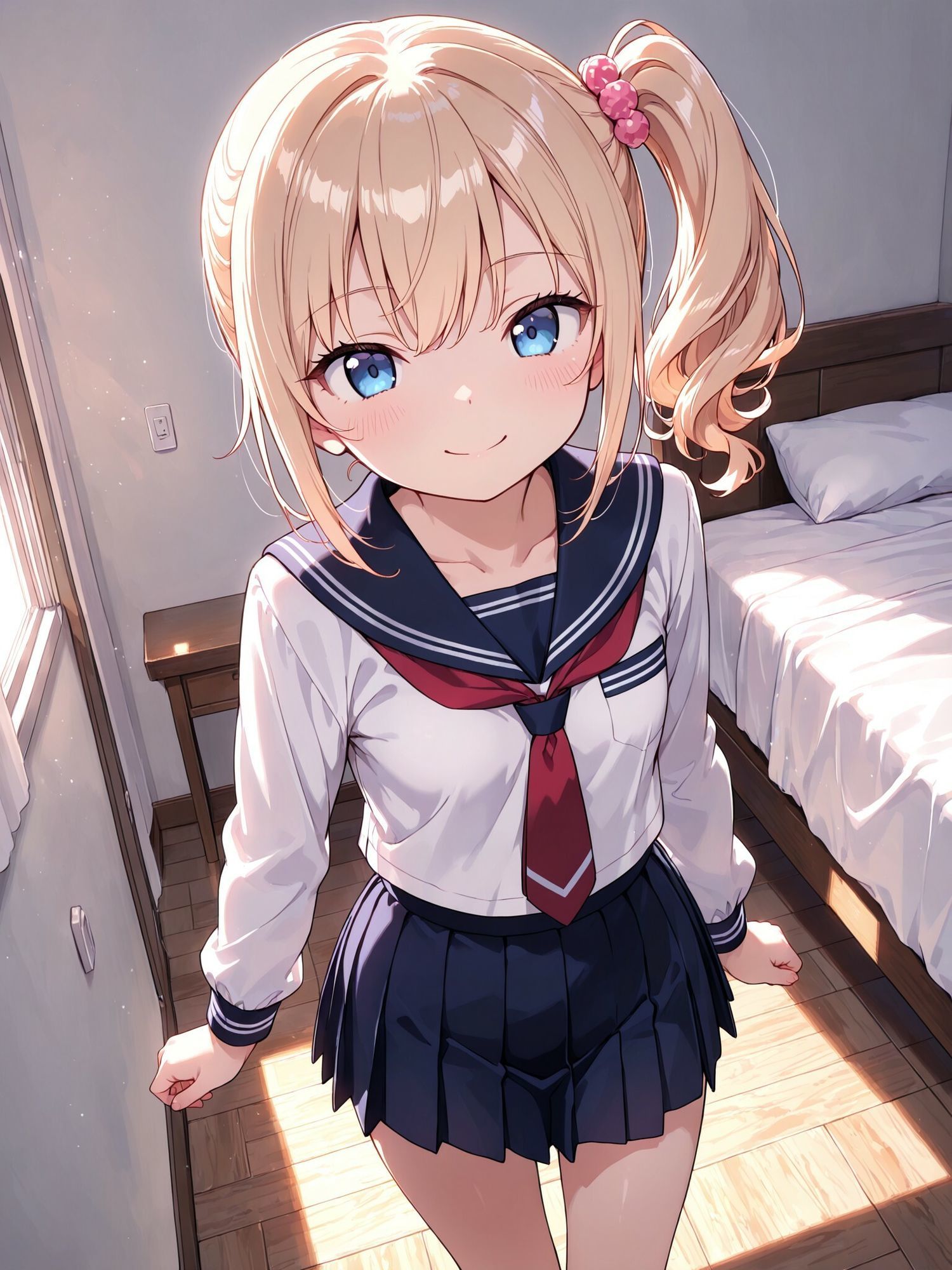 つるぺたちっぱいギャル女子校生の自宅授業_2