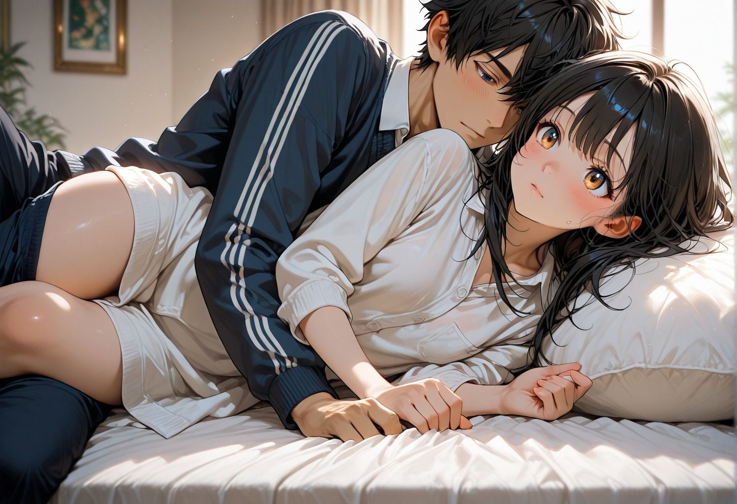 【神画質】黒髪純朴JKが’すげえSEXするらしいじゃん！！’【音声あり】_5