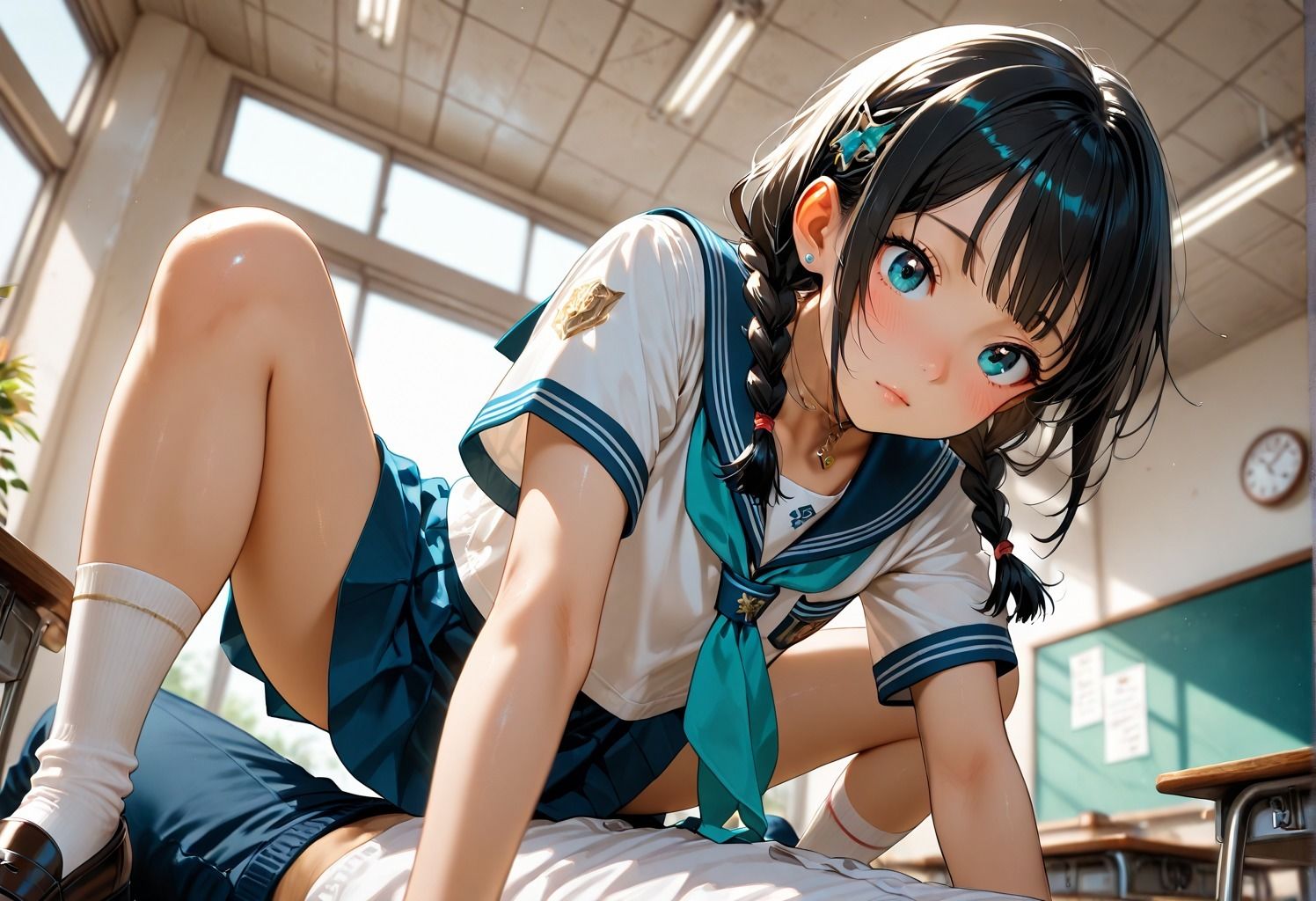 【神画質】黒髪純朴JKが’すげえSEXするらしいじゃん！！’【音声あり】_8