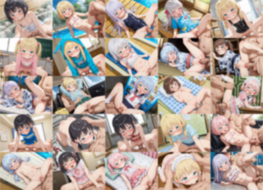 純粋無垢なちっぱいロリ100連発【HD動画・CG集・中出しあり・つるぺた】