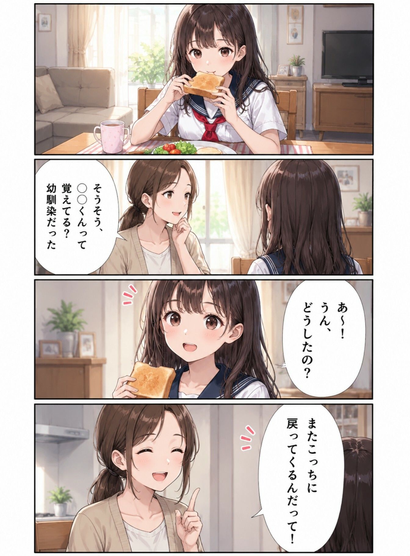 つるぺた女子校生幼馴染との距離感が、おかしい1