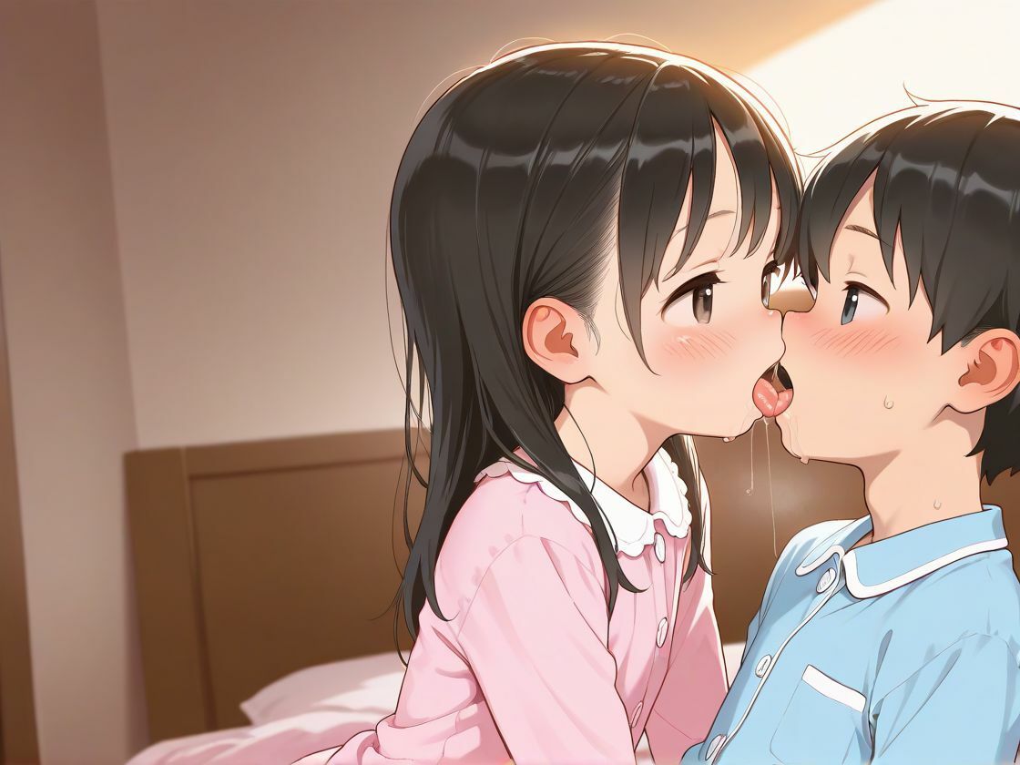 僕のち〇こを欲しがるクラスメイトにパジャマ姿で中出しえっち_3