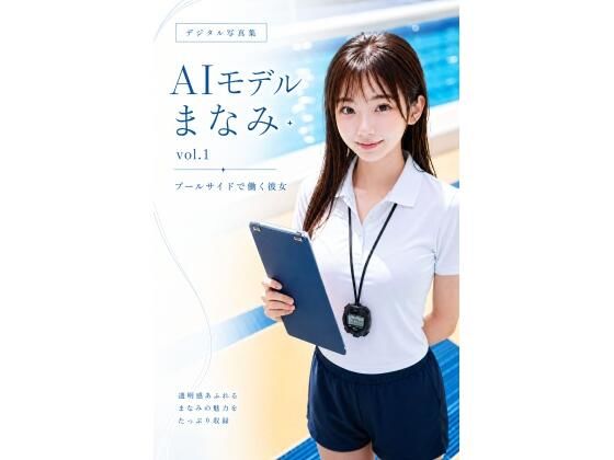 AIモデルまなみ vol.1 プールサイドで働く彼女