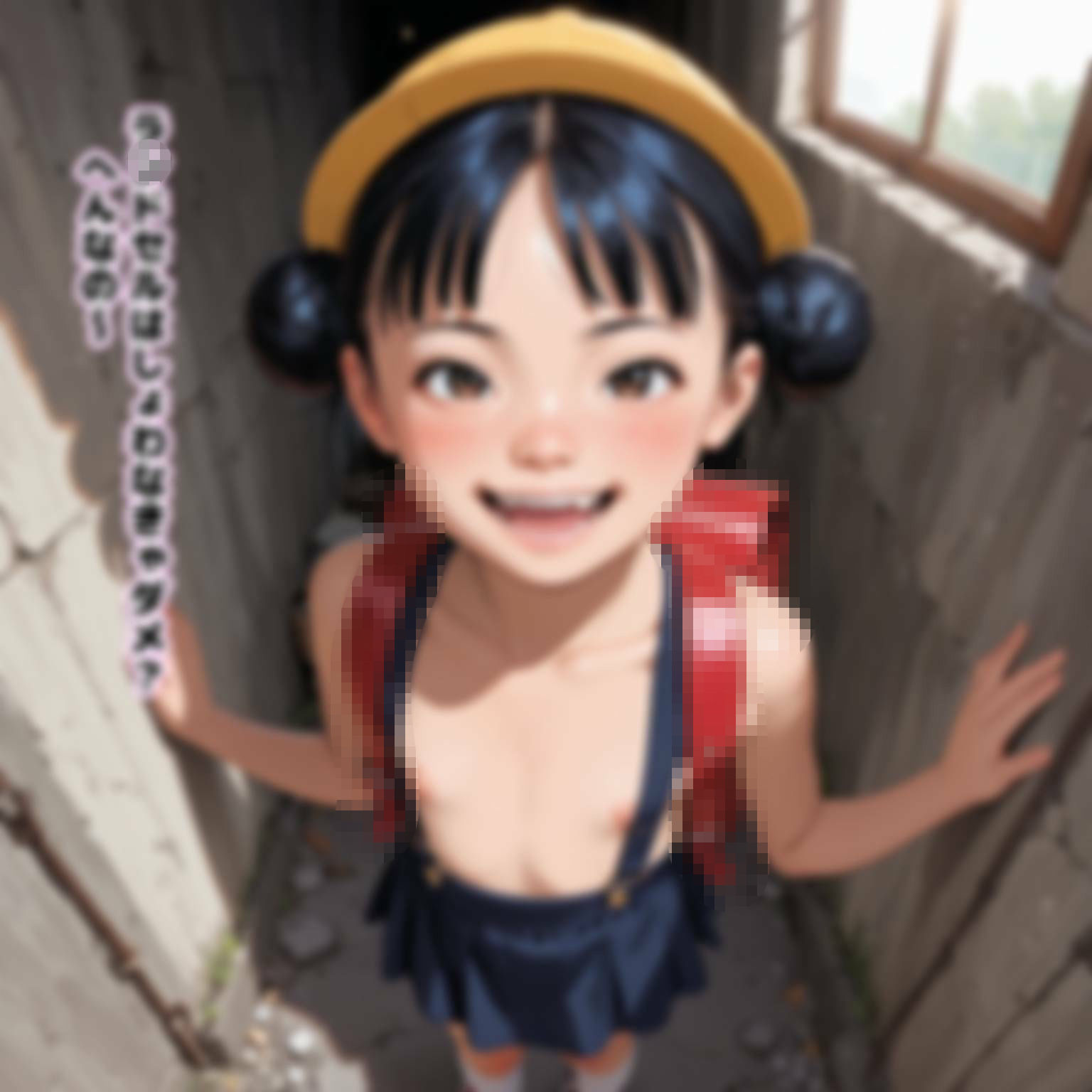 街角ロ〇生オカズハント  獲物 2:無邪気なお団子少女（セリフ付き）_6