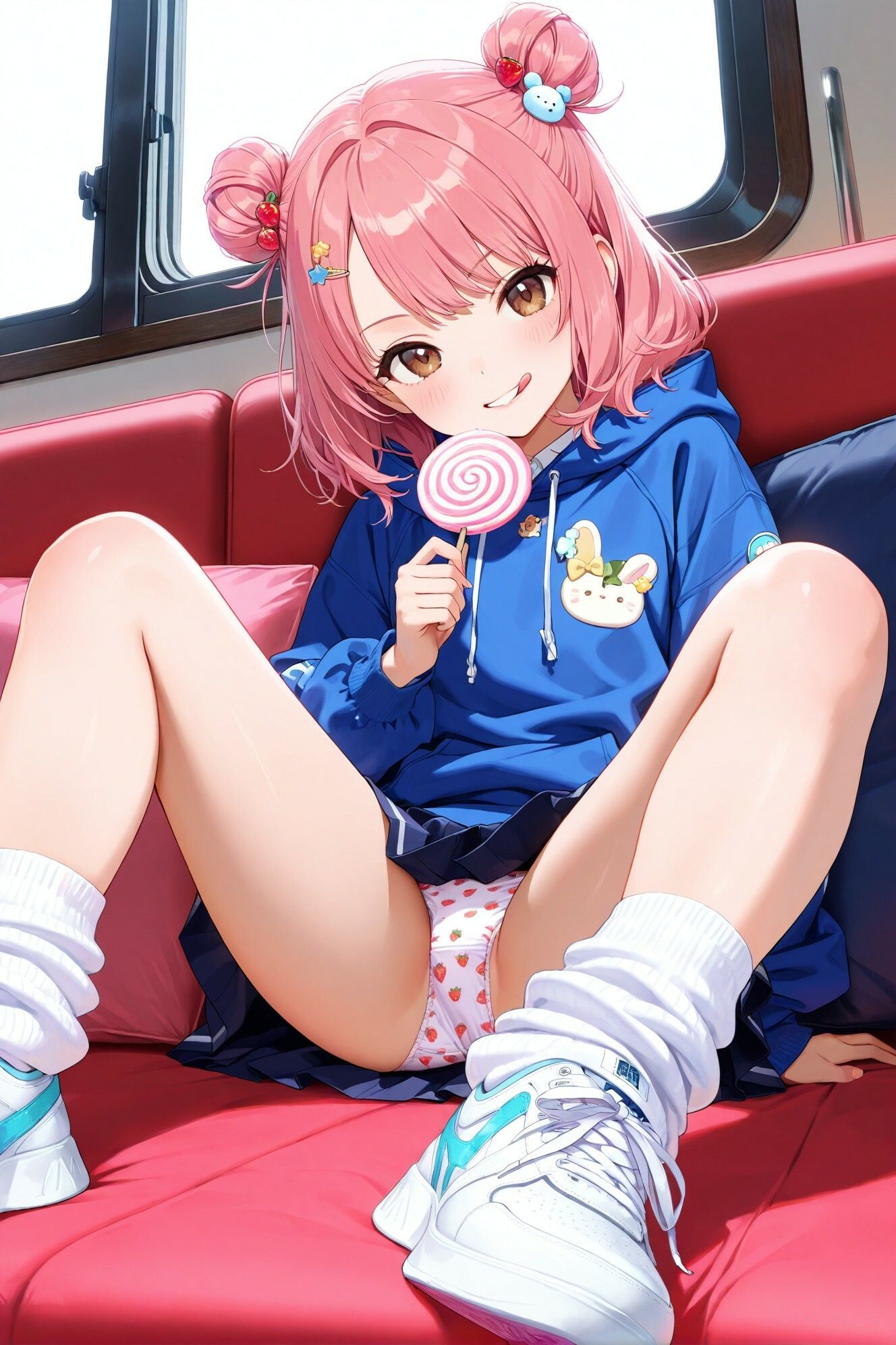 ルーズソックスJKのM字パンチラVol.6 画像7