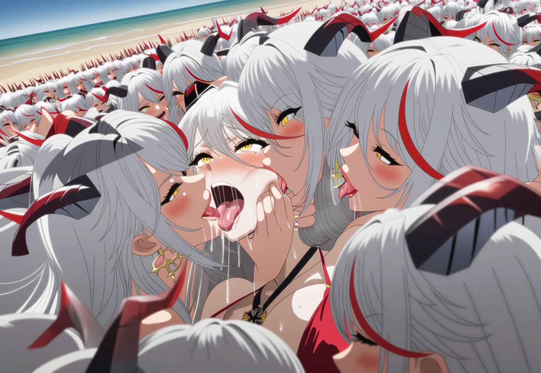 サンプル-自分同士でエッチしまくり！嫁分身画像まとめ202605 Part1 - サンプル画像