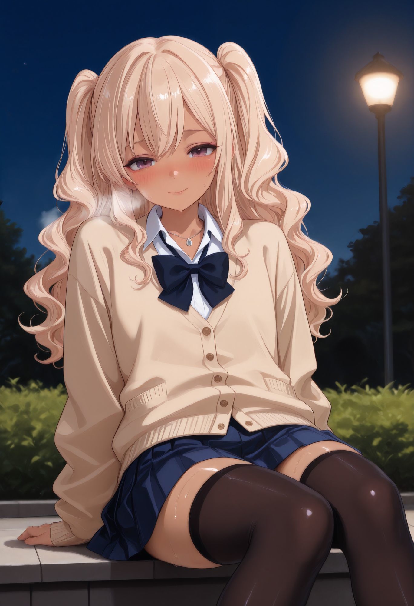 Femboy＋ 黒ギャル男の娘JK 穂野村 柚希_2