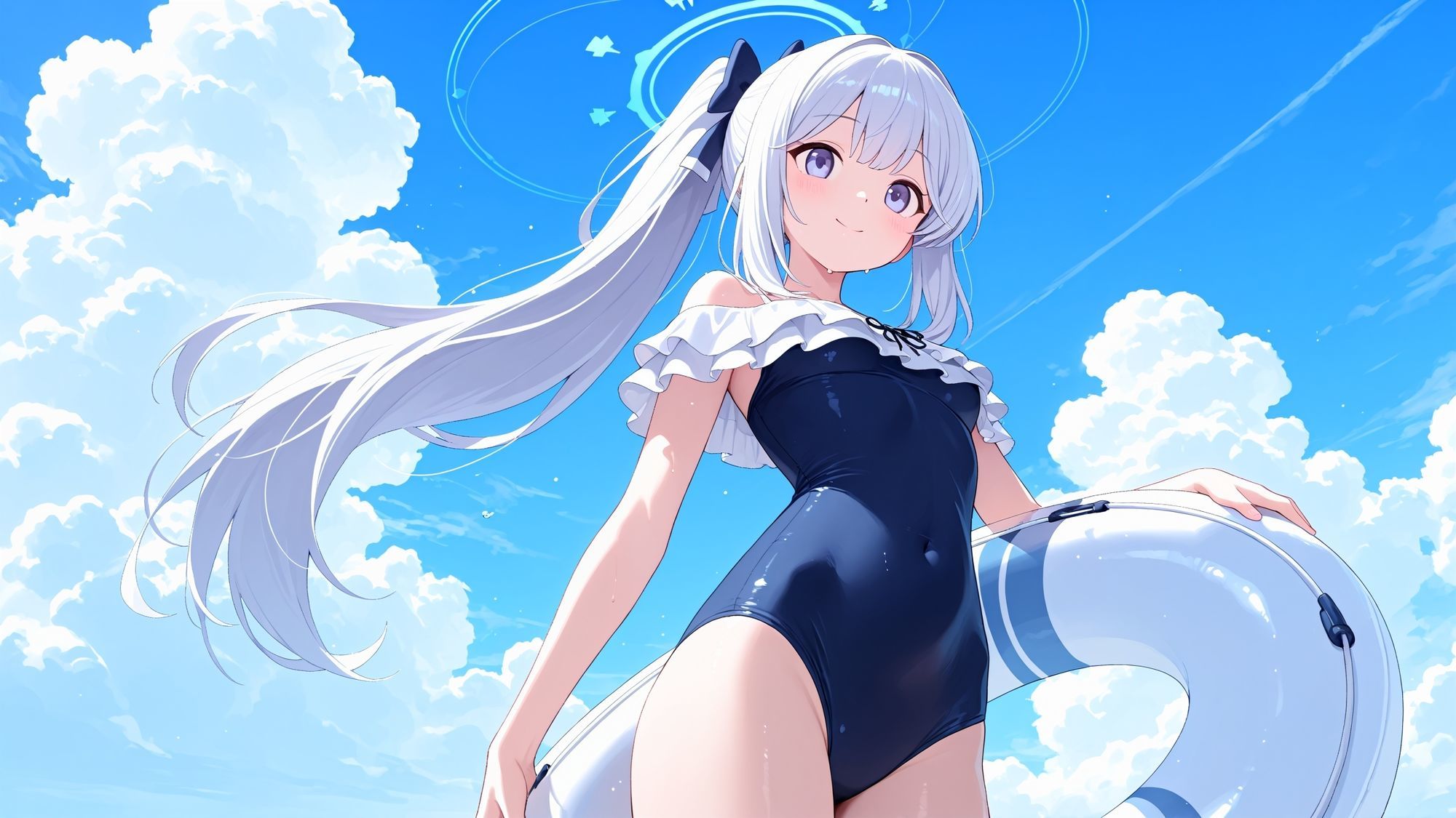 ブルアカPCモニター用16:9壁紙詰め合わせ1 健全全年齢イラスト 解像度2304×1296 360枚5