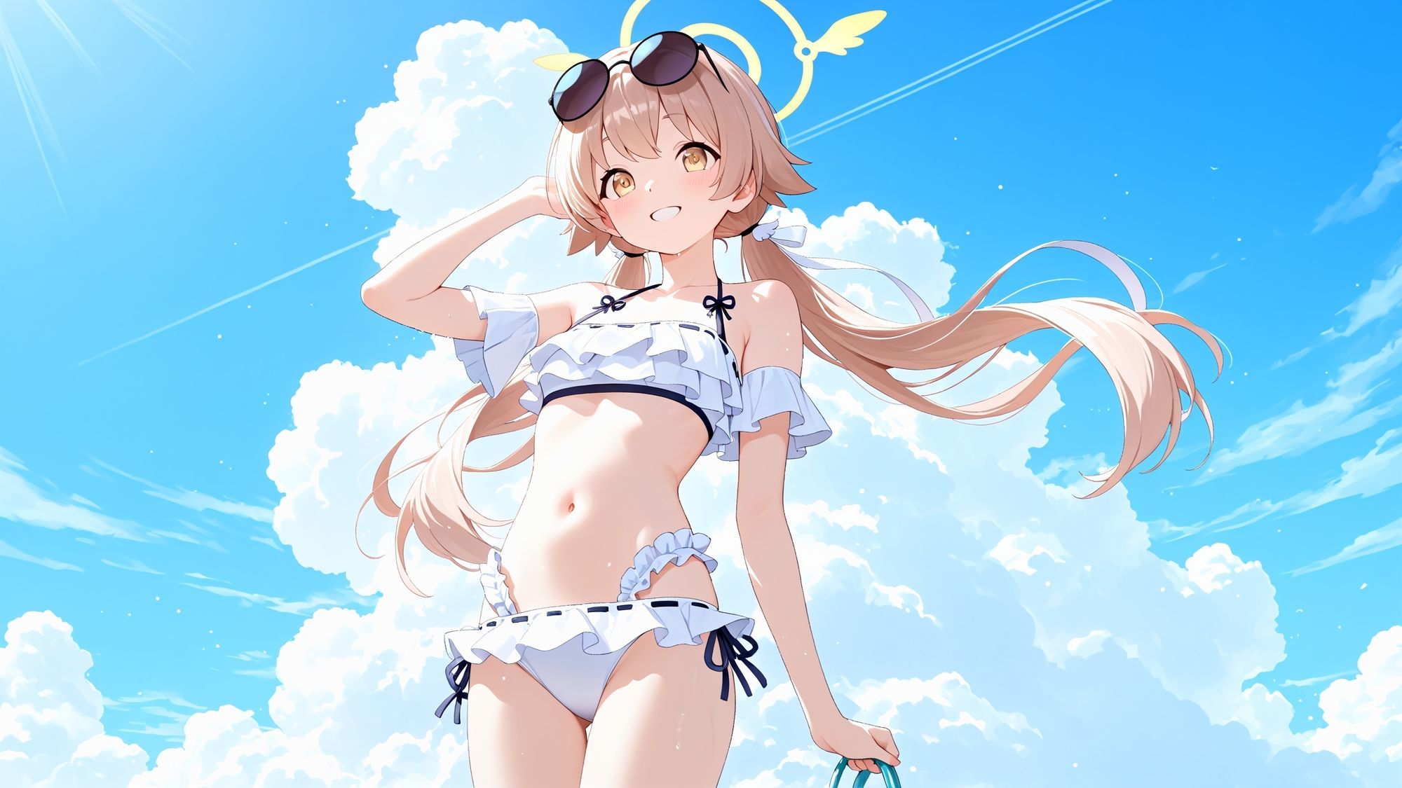 ブルアカPCモニター用16:9壁紙詰め合わせ1 健全全年齢イラスト 解像度2304×1296 360枚8