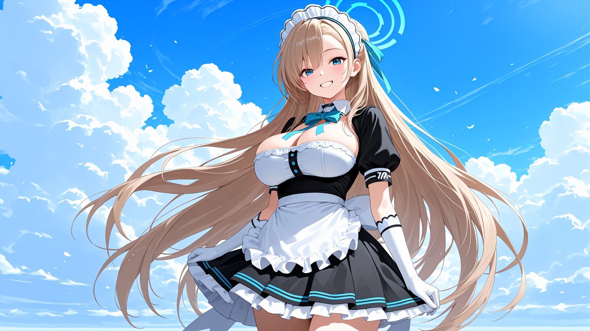 ブルアカPCモニター用16:9壁紙詰め合わせ1 健全全年齢イラスト 解像度2304×1296 360枚9