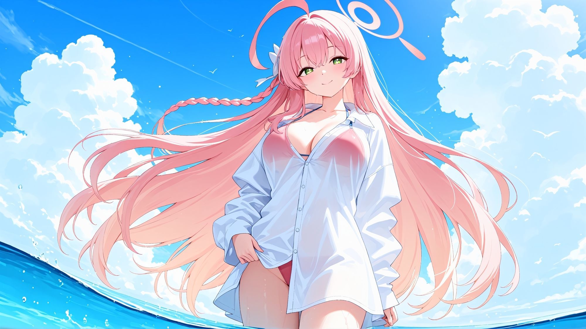 ブルアカPCモニター用16:9壁紙詰め合わせ2 健全全年齢イラスト 解像度2304×1296 346枚8